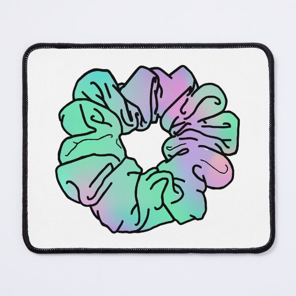 Item preview, VSCO Girl Trippy Hippie Holographic Hair Scrunchie  designed and sold by EpicCreation.