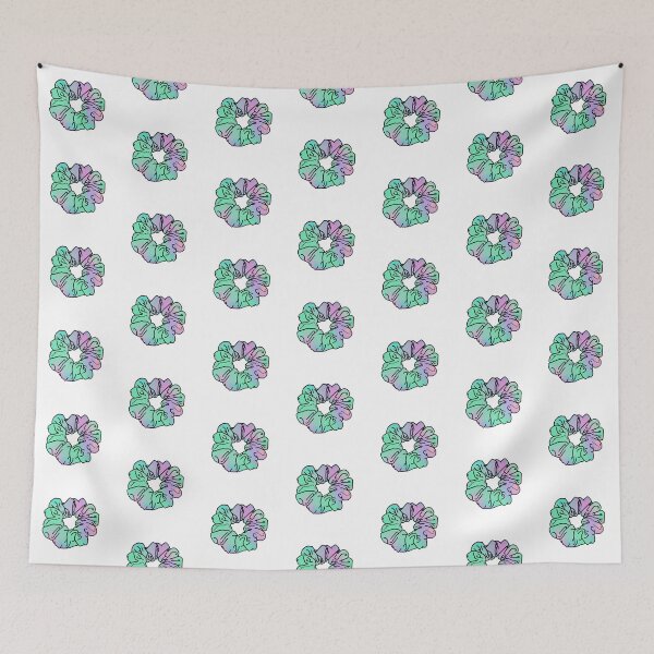 Item preview, VSCO Girl Trippy Hippie Holographic Hair Scrunchie  designed and sold by EpicCreation.