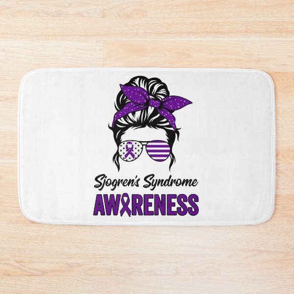 Item preview,  Sjogren’s Syndrome Awareness Purple Messy Bun Mom Gift designed and sold by NAJMOSHOP.