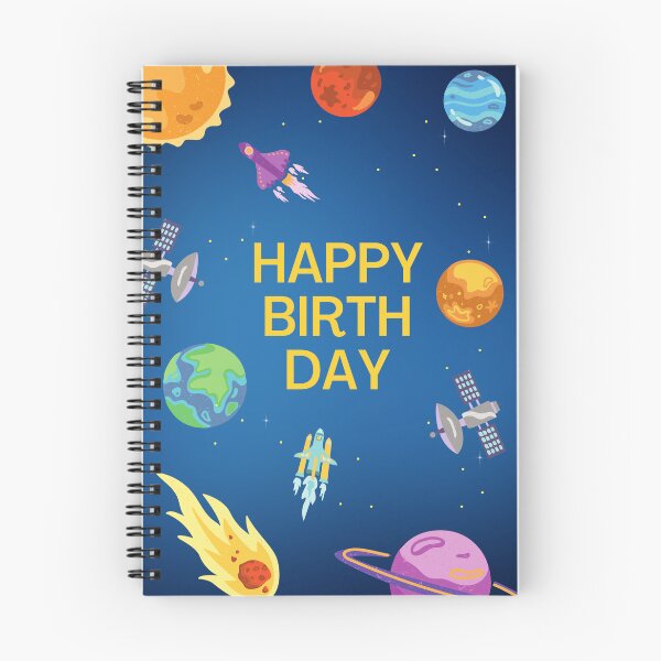 Item preview, Happy Birthday - Galaxy Theme designed and sold by JienChan26.