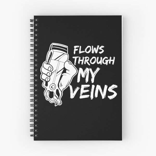 Item preview, Funny Barber Shirt - Flows Through My Veins designed and sold by SunsetGloww.