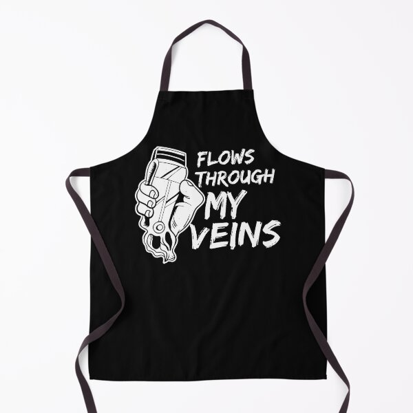 Item preview, Funny Barber Shirt - Flows Through My Veins designed and sold by SunsetGloww.