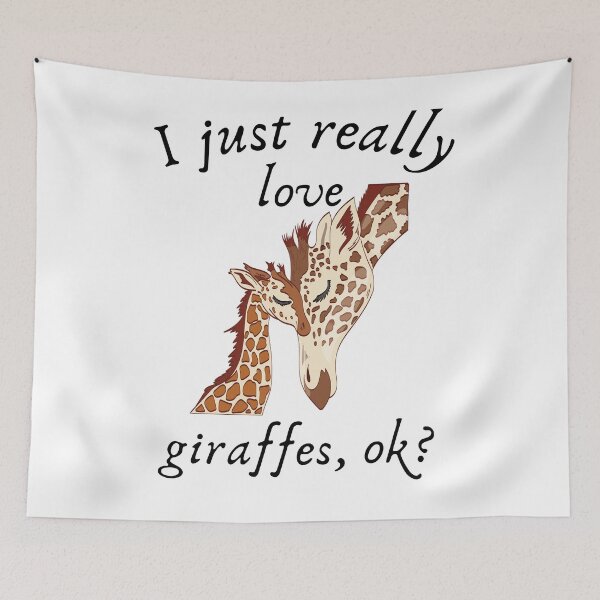 Item preview, I just really love giraffes  designed and sold by badretop.