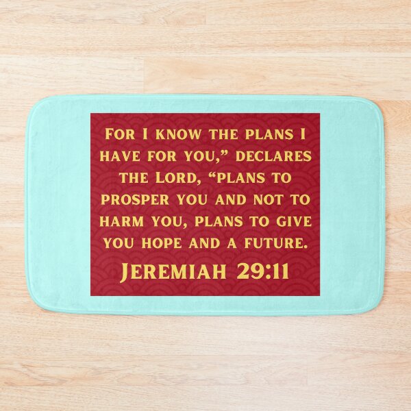 Item preview, Bible Verse Jeremiah 29:11 designed and sold by Prayingwarrior.