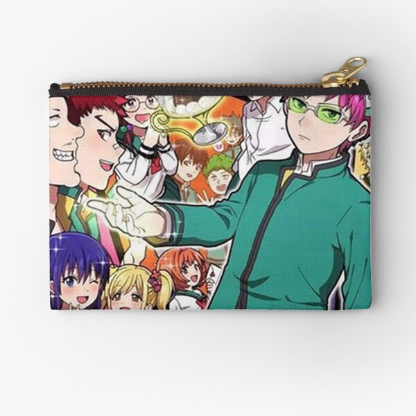 Anime Saiki The Disastrous Life Zipper Pouch