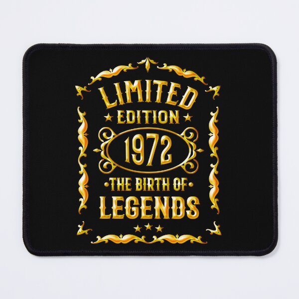 Item preview, 50th Birthday Birth of legends Vintage 1972 designed and sold by Dubbra.