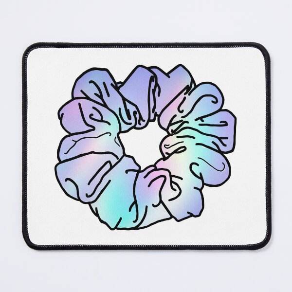 Item preview, VSCO Girl Purple Blue Holographic Hair Scrunchie  designed and sold by EpicCreation.