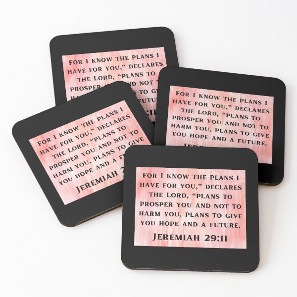 Aperçu de l'œuvre Bible Verse Jeremiah 29:11 créée et vendue par Prayingwarrior.