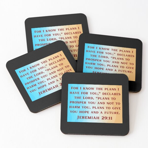 Aperçu de l'œuvre Bible Verse Jeremiah 29:11 créée et vendue par Prayingwarrior.