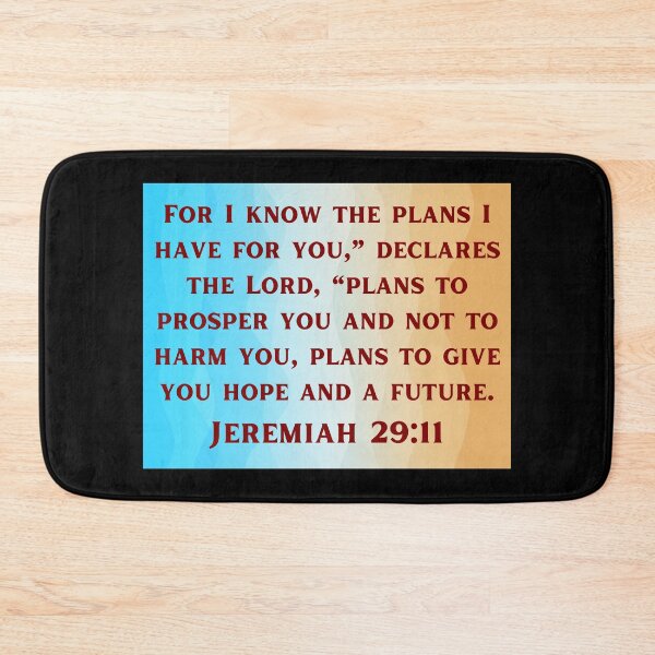 Item preview, Bible Verse Jeremiah 29:11 designed and sold by Prayingwarrior.