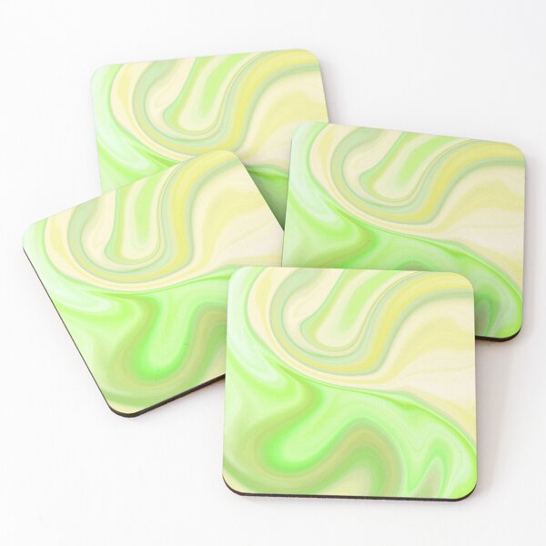 Item preview, Marble Green and Yellow Pastel designed and sold by OutcastBrain.