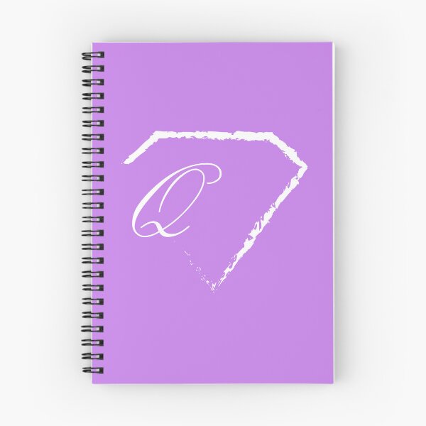 Item preview, Q letter monogram initial diamond white designed and sold by mixtape80.