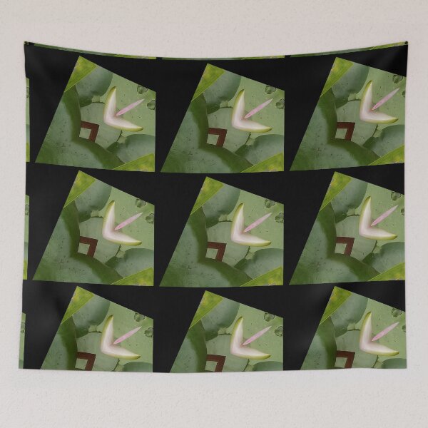 Item preview, Lotus and leaves on black designed and sold by MarilynBaldey7.