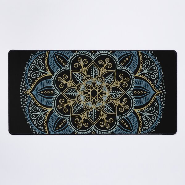 Item preview, Mandala on Black background designed and sold by Sideofthehill.
