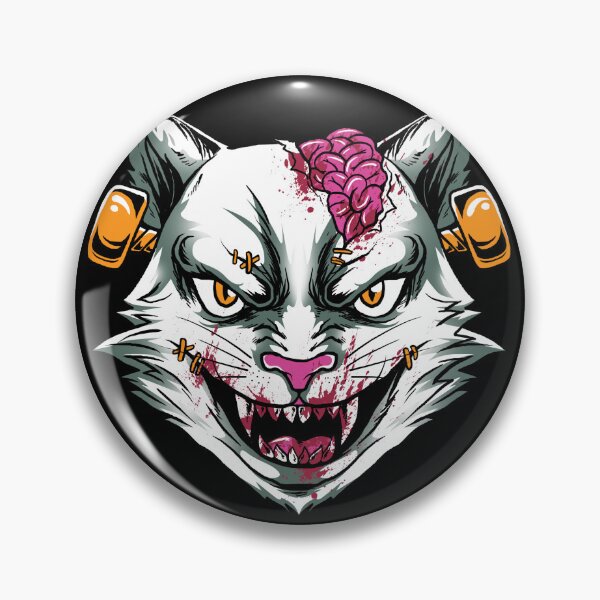 Item preview, Mashups de terror: camiseta de gato Zombie Stein designed and sold by Ghastly Wicked Creations Studio.