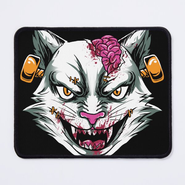 Item preview, Horror Mashups: Zombie Stein Cat T-Shirt designed and sold by Ghastly Wicked Creations Studio.