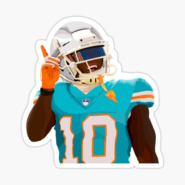 How to Draw Tyreek Hill for Kids - Miami Dolphins Football 