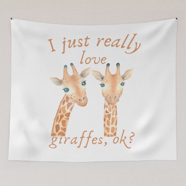 Item preview,  I just really love giraffes  designed and sold by badretop.