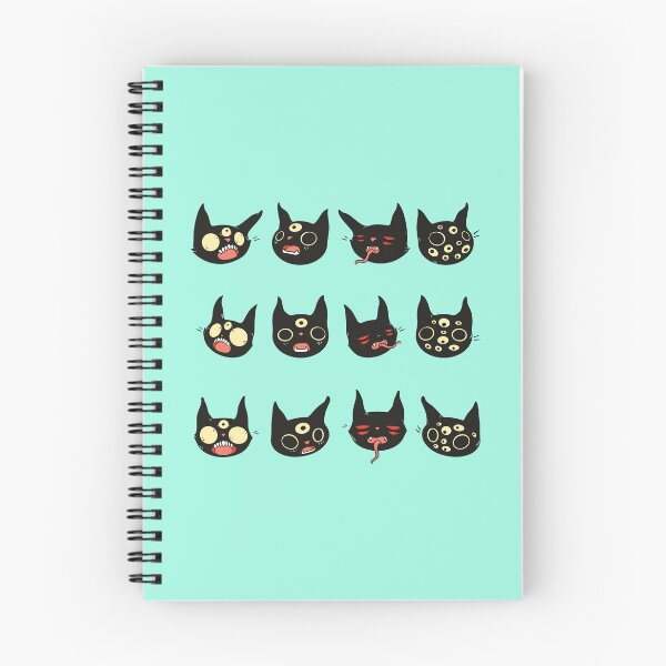 Item preview, Black Cat Heads, Creepy Cute Kitten Creatures designed and sold by cellsdividing.