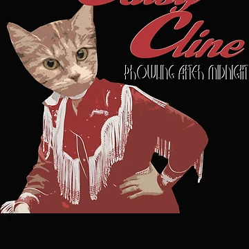 Artwork thumbnail, Catsy Cline Fitted by simkodschai