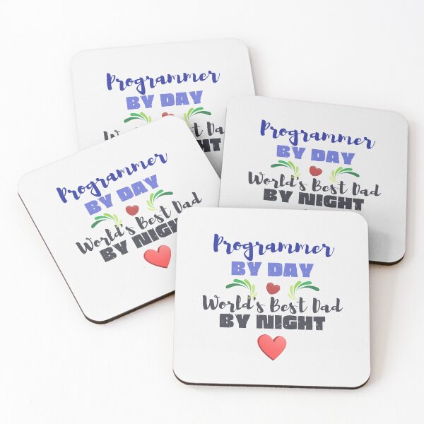 Item preview, Programmer by day world's best dad by night designed and sold by theredsharp.