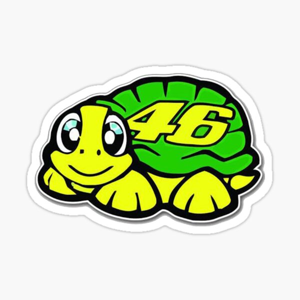 valentino rossi turtle sticker