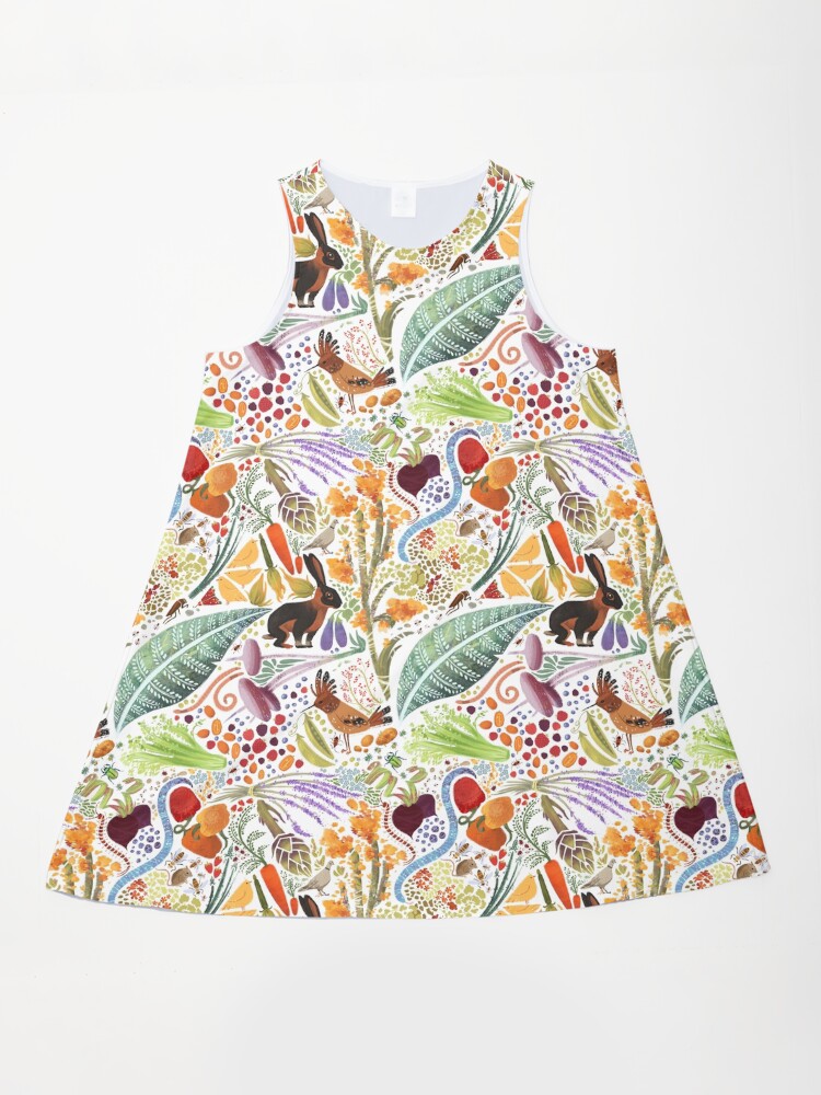Vegetable Garden Party" A-Line Dress for Sale by AleAuricchio | Redbubble Vegetable Garden Party" A-Line Dress for Sale by AleAuricchio | Redbubble