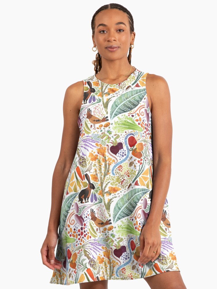 Vegetable Garden Party" A-Line Dress for Sale by AleAuricchio | Redbubble Vegetable Garden Party" A-Line Dress for Sale by AleAuricchio | Redbubble