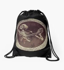Mochila saco Hannibal: Dancing Skull + Skeleton Mosaic