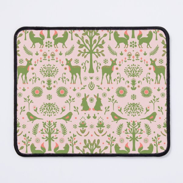 Item preview, Folk Art Woodland designed and sold by ECMazurDesign.