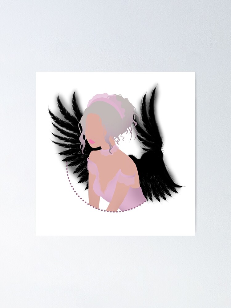 "Cute Dark Angel" Poster For Sale By ArtNaomiViki | Redbubble