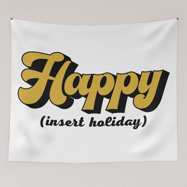 Item preview, Happy insert holiday designed and sold by wordsup.