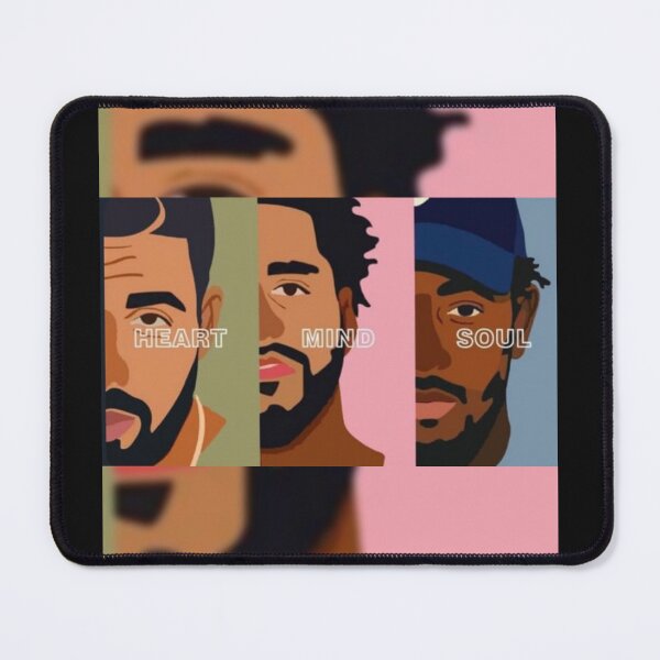 Item preview, J cole , Kendrick Lamar and Drake (Heart, Mind and Soul) designed and sold by Elitestorefront.