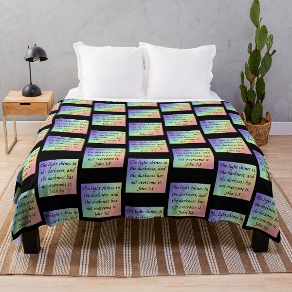 Item preview, Bible Verse John 1:5 designed and sold by Prayingwarrior.