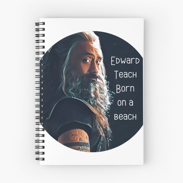 Item preview, Edward Teach, nacido en una playa designed and sold by nicwhitty.