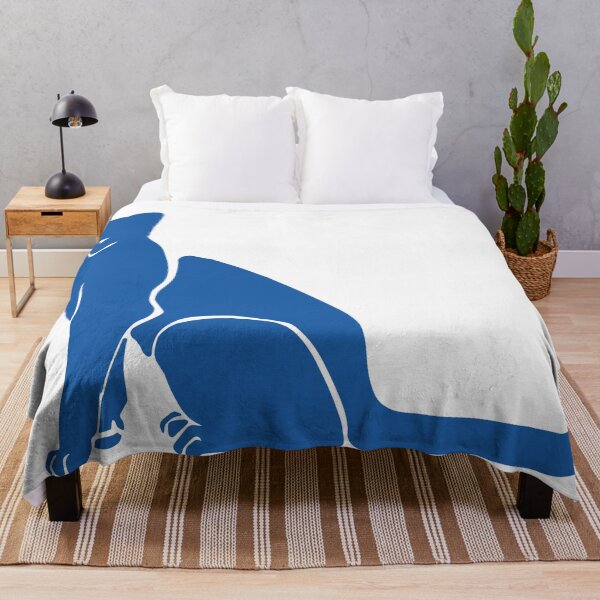 Item preview, Matisse's Cat Var. 2 in Blue designed and sold by ECMazurDesign.