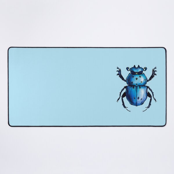 Item preview, Blue Beetle Cool Insect Art designed and sold by Boriana Giormova.