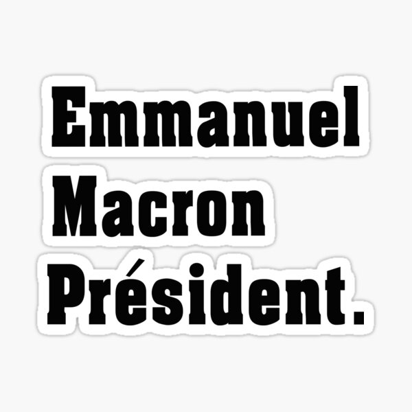 Emmanuel Macron Sticker