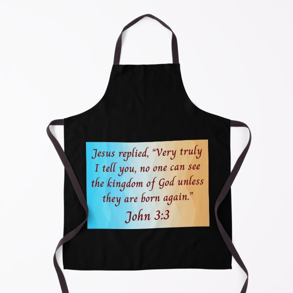 Item preview, Bible Verse John 3:3 designed and sold by Prayingwarrior.