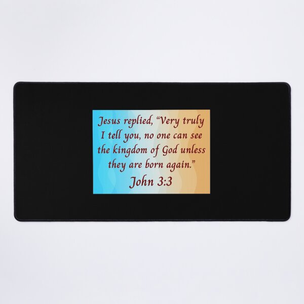 Item preview, Bible Verse John 3:3 designed and sold by Prayingwarrior.