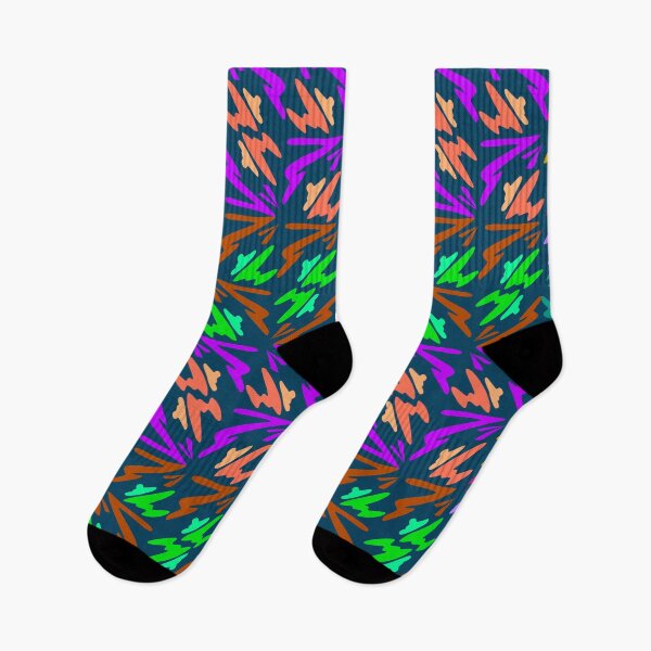 Item preview, Rainbow Lightning pattern designed and sold by nickardi.