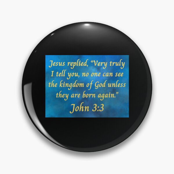 Item preview, Bible Verse John 3:3 designed and sold by Prayingwarrior.