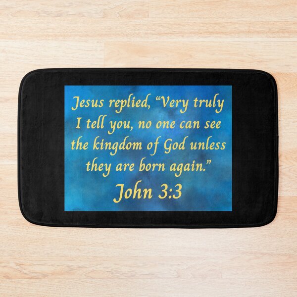 Item preview, Bible Verse John 3:3 designed and sold by Prayingwarrior.