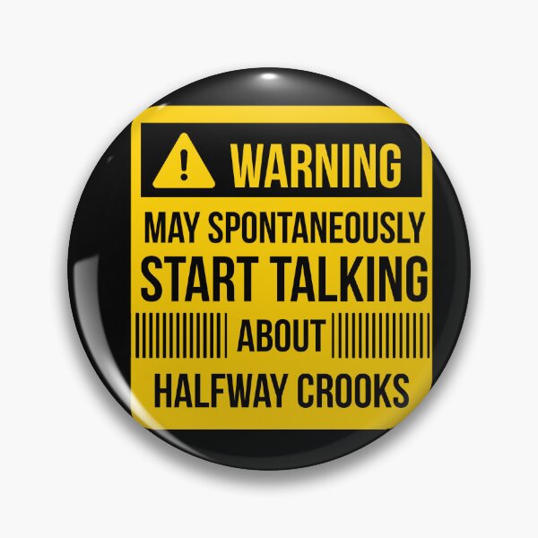 Item preview, warning may spontaneously talk about halfway crooks  designed and sold by celebteyz.