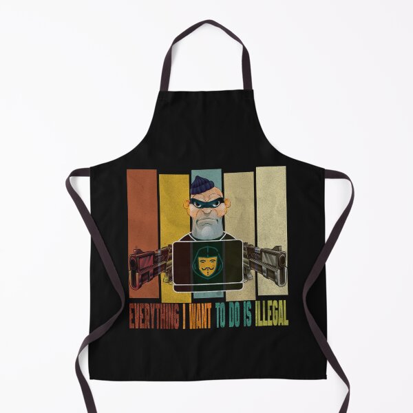 Item preview, Everything i want to do is illegal Funny Quote designed and sold by VichallanStudio.