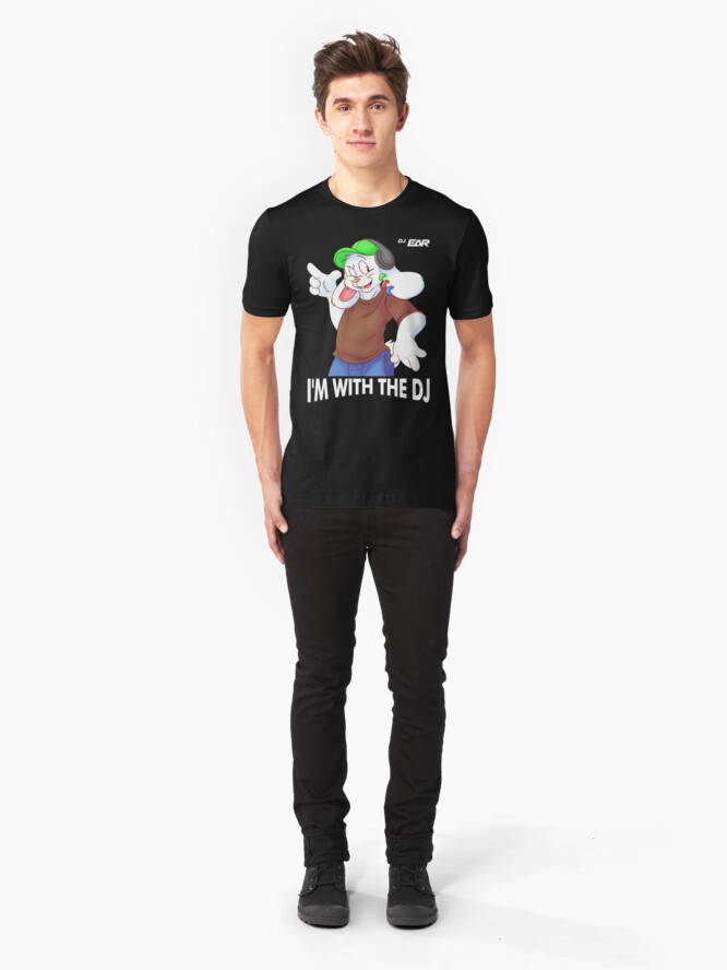 Alternate view of I'M WITH THE DJ Slim Fit T-Shirt