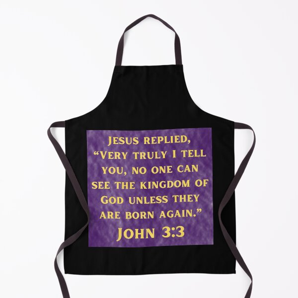 Item preview, Bible Verse John 3:3 designed and sold by Prayingwarrior.