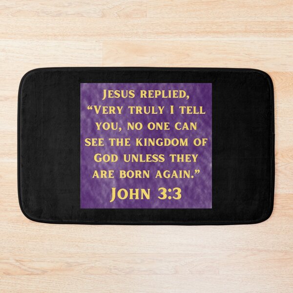 Item preview, Bible Verse John 3:3 designed and sold by Prayingwarrior.