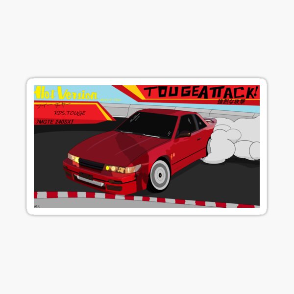Item preview, Touge Attack designed and sold by MonkeProduction.