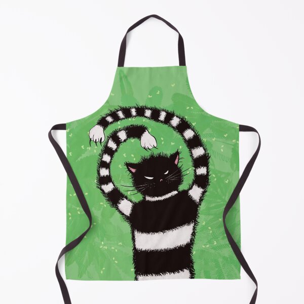 Item preview, Weird Cat In Spring Greenery designed and sold by Boriana Giormova.